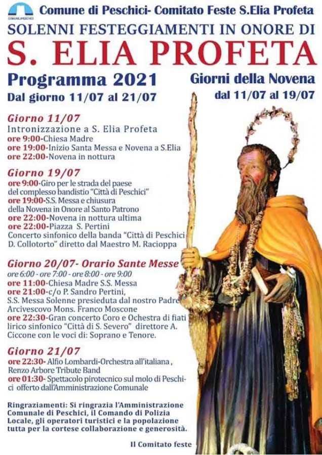 Festa di Sant'Elia 2021